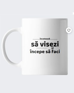 Cana personalizata cu mesaj motivational, cod produs C01