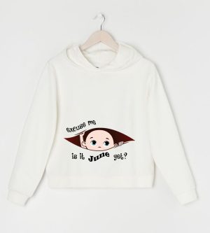 Hanorac gravidute cu imprimeu pe burtica, cod produs H02