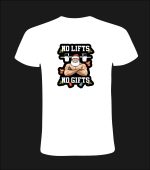 Tricou personalizat no lifts no gifts, 100% bumbac, cod produs T09