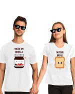 Set You're my nutella i'm your bread, 100% bumbac, cod produs T26