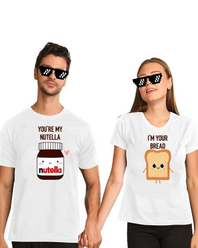 Set You're my nutella i'm your bread, 100% bumbac, cod produs T26