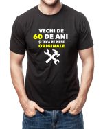 Tricou 60 de ani mecanic, 100% bumbac, cod produs T33