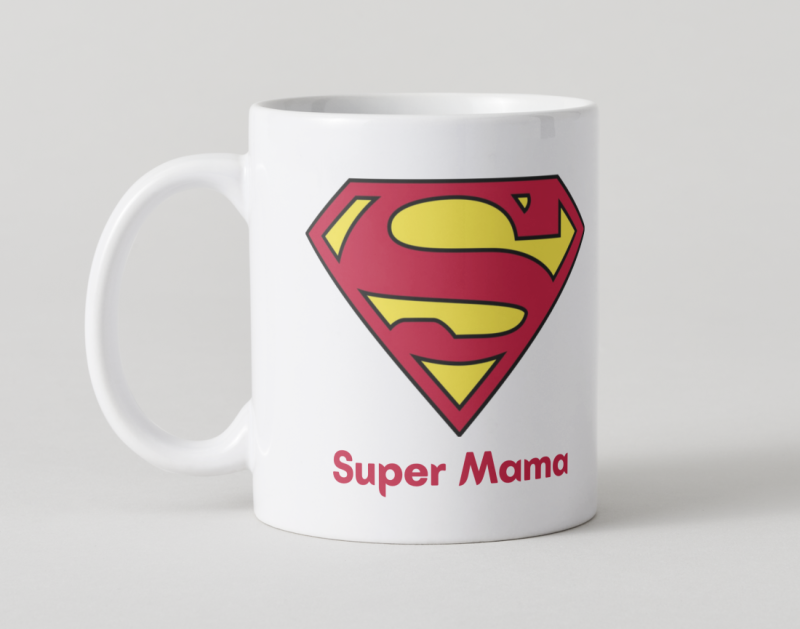 Cana personalizata cu super Mama