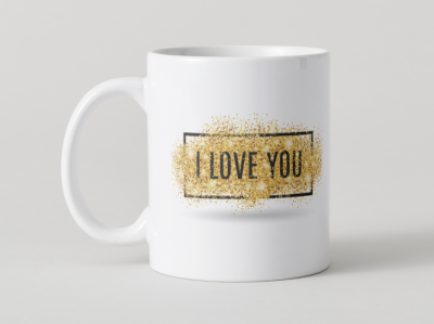Cana personalizata I Love you