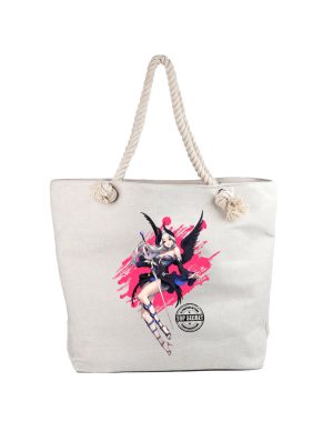 Geanta personalizata anime Pink Black and Blue, cod produs GF36