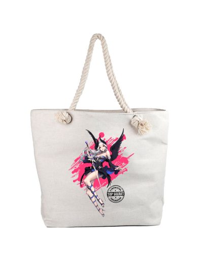 Geanta personalizata anime Pink Black and Blue, cod produs GF36