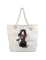 Geanta personalizata Anime Girl in Black, cod produs GF35