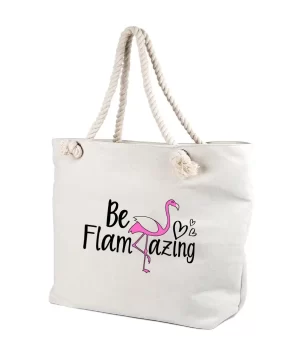 Geanta personalizata Flamingo be amazing, cod produs GF28