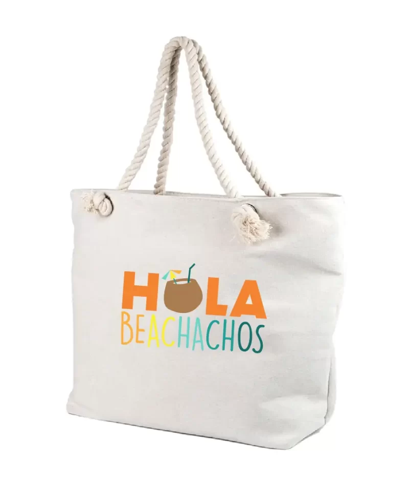 Geanta personalizata HOLA BEACHACHOS, cod produs GF12