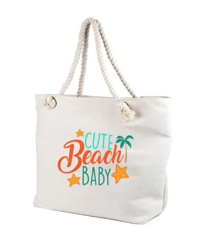 Geanta plaja femei cute beach baby, cod produs GF04