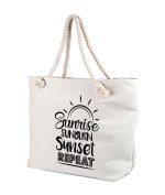 Geanta plaja mamici personalizata sunrise, cod produs GF03