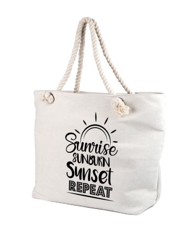 Geanta plaja mamici personalizata sunrise, cod produs GF03