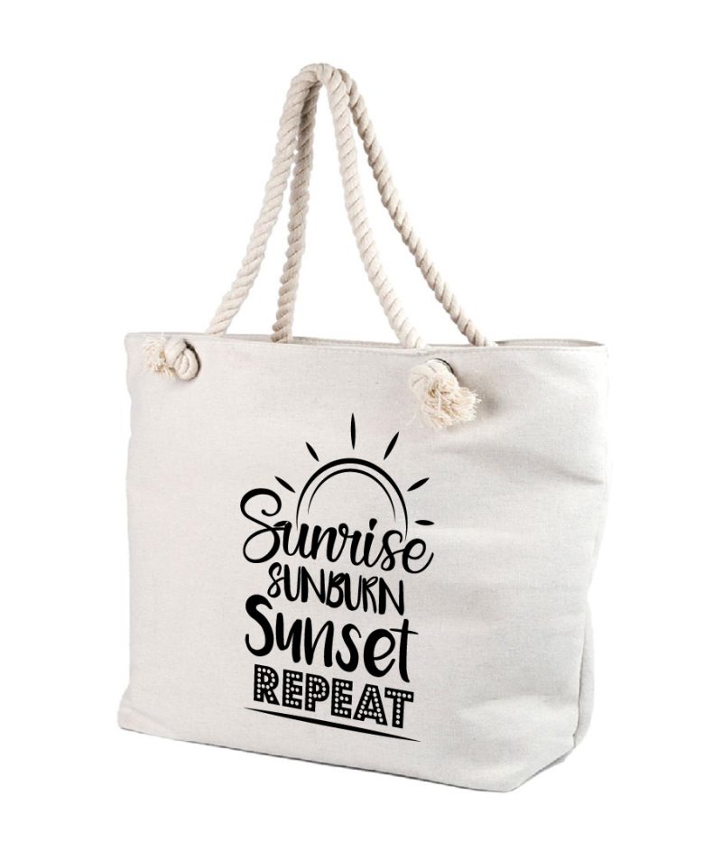 Geanta plaja mamici personalizata sunrise, cod produs GF03