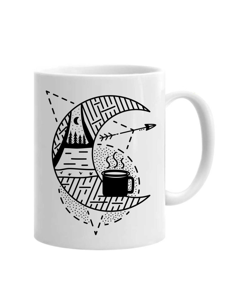 Cana camping personalizata model luna, ceai si padure, cod produs C23