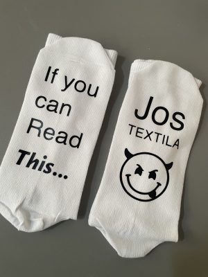 Șosete cu mesaj Jos Textila, cod produs S01