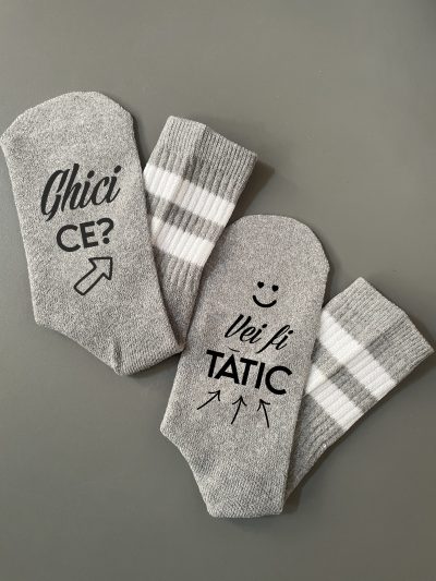 Sosete cu mesaj vei fi tatic, cod produs SA02