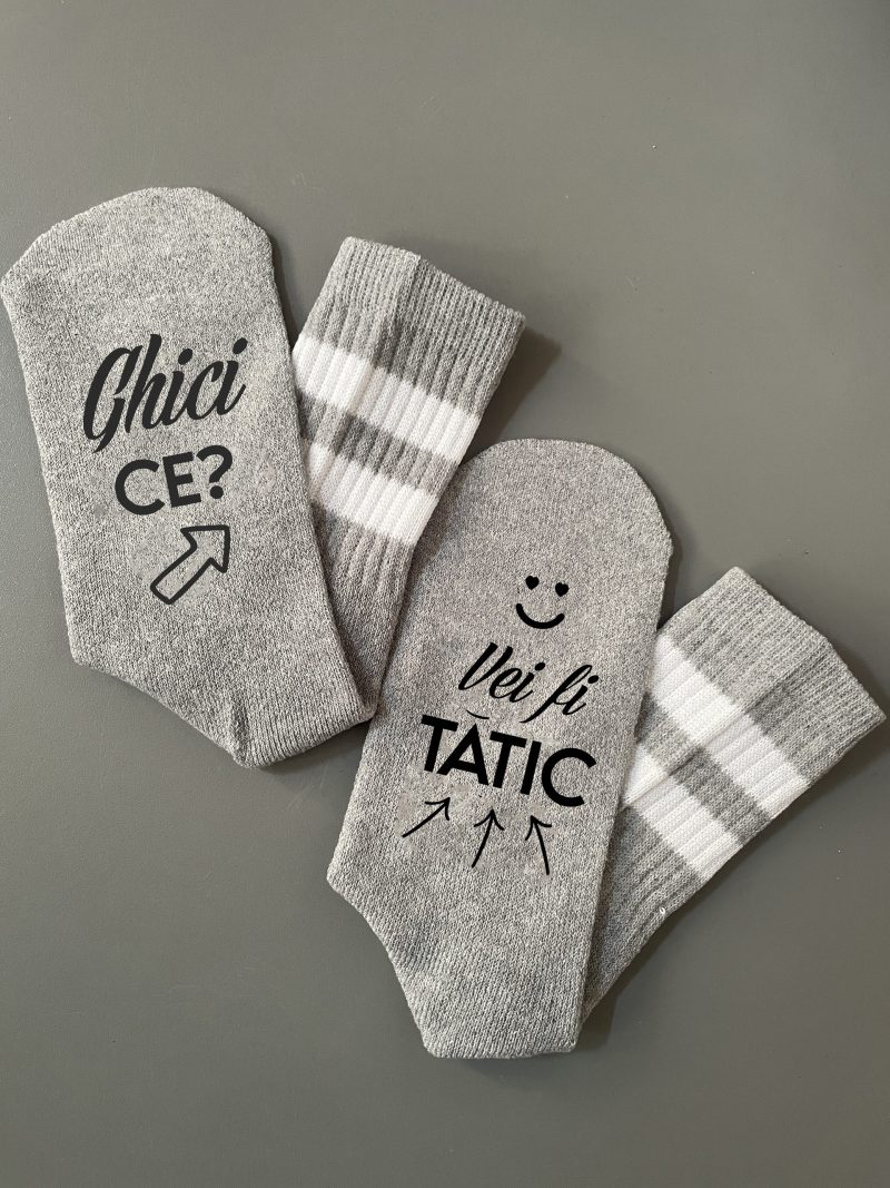 Sosete cu mesaj vei fi tatic, cod produs SA02