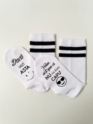 Sosete cu mesaj nu mă doare capul, cod produs SA03