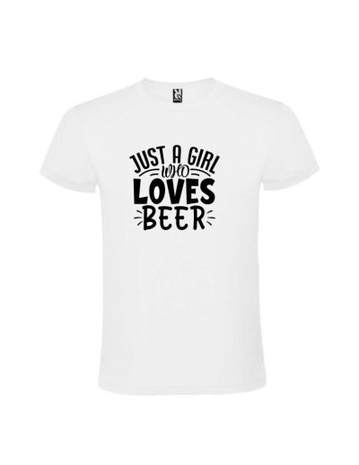 Tricou just a girl who loves beer, cod produs TJGWL01