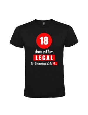 Tricou majorat legal 18, cod produs TM18L