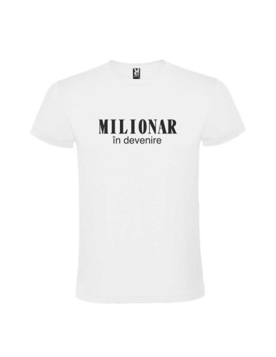 Tricou funny milionar in devenire, cod produs TFMD01
