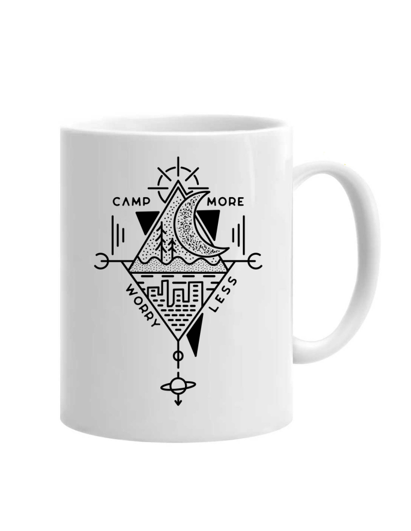 Cană camp more worry less, cod produs DR25