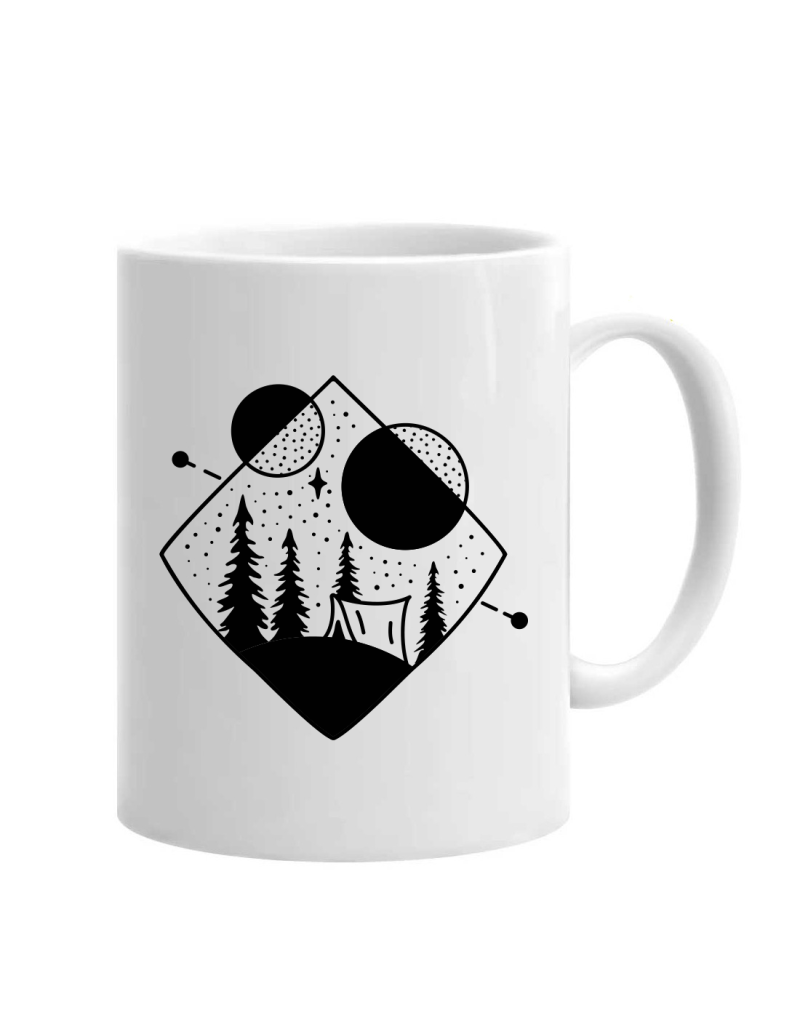 Cană camping cu cortul, cod produs DR26