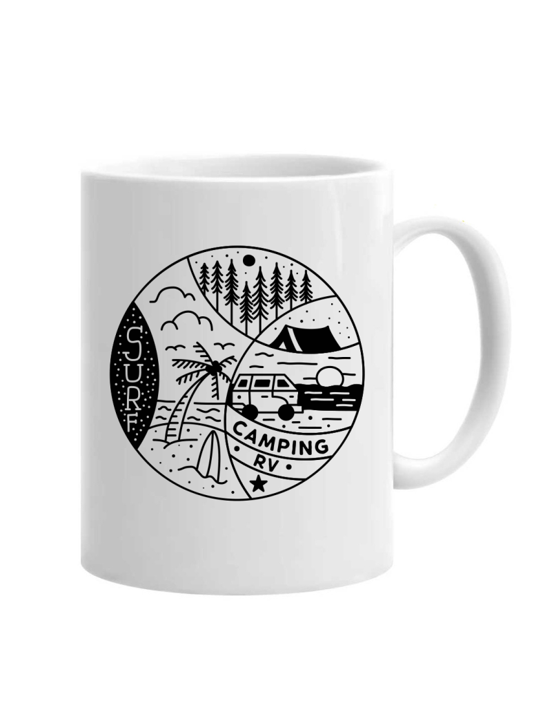 Cană camping și surf, cod produs DR29