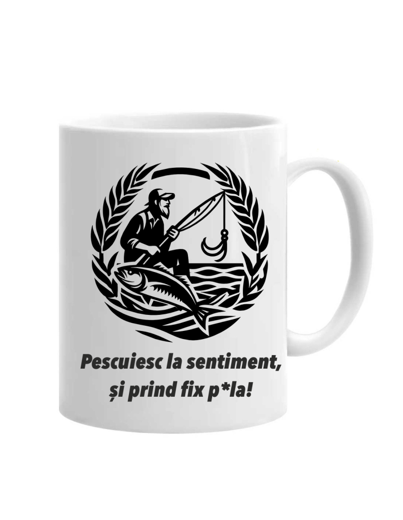 Cana oficială a pescarului de weekend, cod produs DRP02 Cana oficială a pescarului de weekend, cod produs DRP02