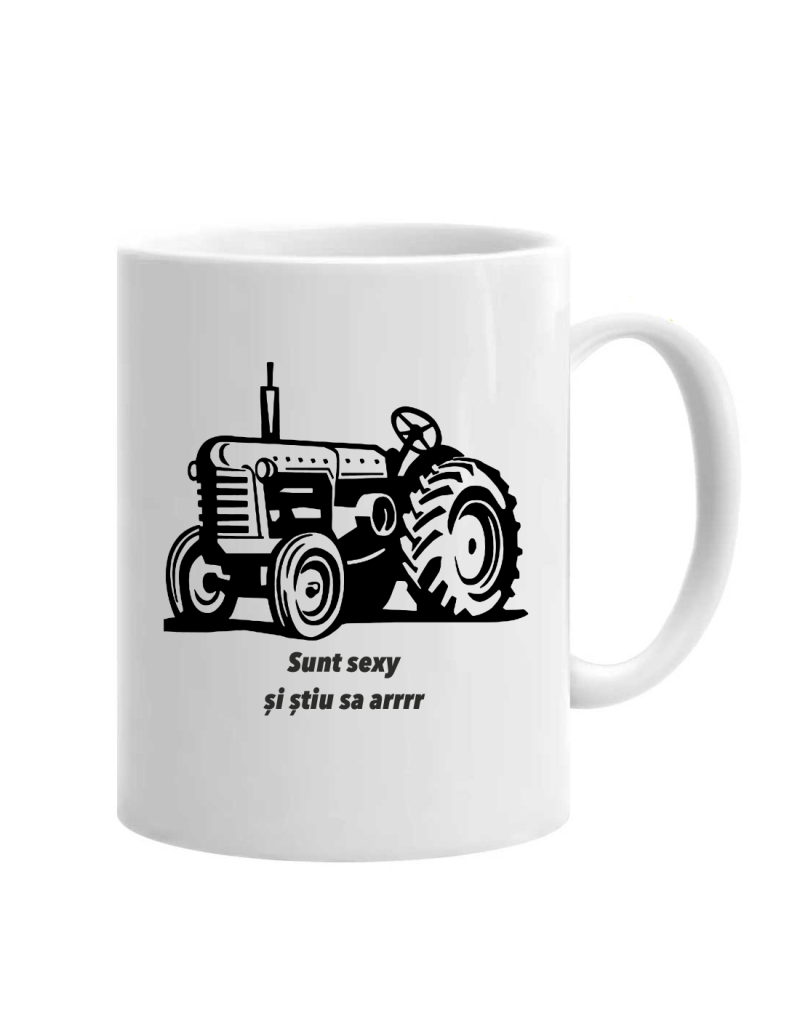Cană tractorist sexy, cod produs DRTR02