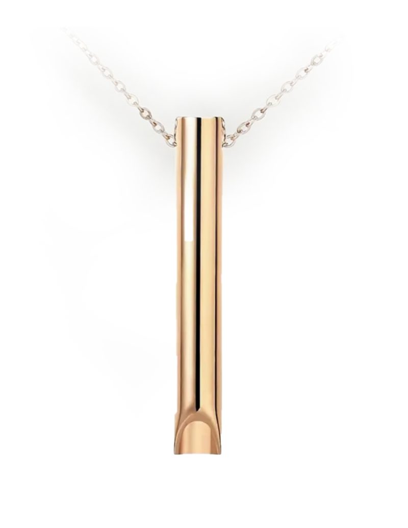 Colier pentru Respirație Profundă - Meditația Yoga Alină Anxietatea și Tensiunea, Bijuterii de Mindfulness pentru Femei pentru Calmitate și Relaxare - Cadou Unic pentru Practicanți ai Tehnicilor de Conștientizare și Respirație Profundă