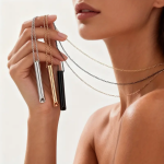 Colier pentru Respirație Profundă - Meditația Yoga Alină Anxietatea și Tensiunea, Bijuterii de Mindfulness pentru Femei pentru Calmitate și Relaxare - Cadou Unic pentru Practicanți ai Tehnicilor de Conștientizare și Respirație Profundă