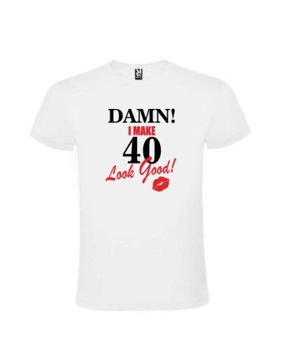 Tricou cadou 40 ani look good, cod produs TT40LG