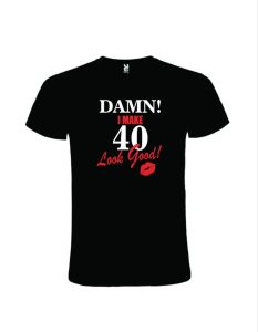 Tricou cadou 40 ani look good, cod produs TT40LG Tricou cadou 40 ani look good, cod produs TT40LG