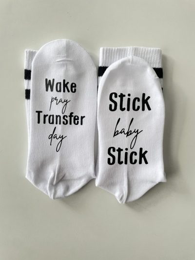 Sosete fiv wake pray transfer si stick baby, cod produss FIV91