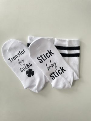 sosete cu trifoi pentru transfer day fiv