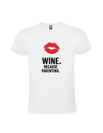Tricou pentru mamici wine please, cod produs TMM1 – tricou alb din bumbac cu mesaj amuzant