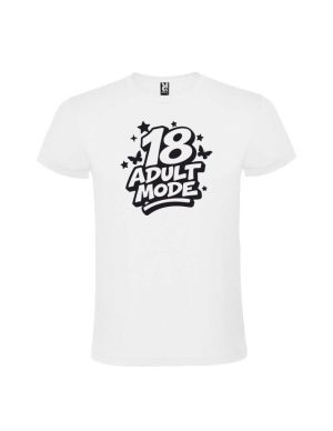 Tricou 18 ani adult mode, bumbac si vinil, cod produs TM17