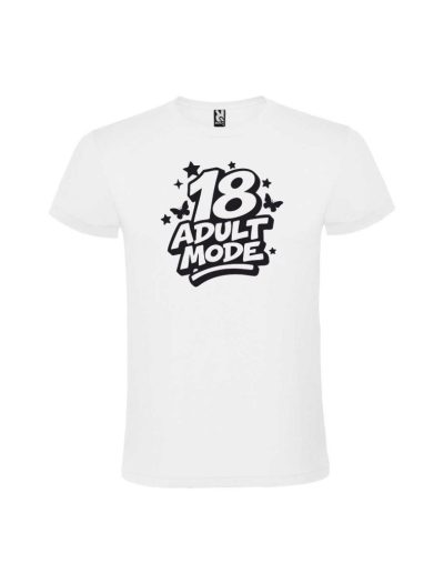 Tricou 18 ani adult mode, bumbac si vinil, cod produs TM17