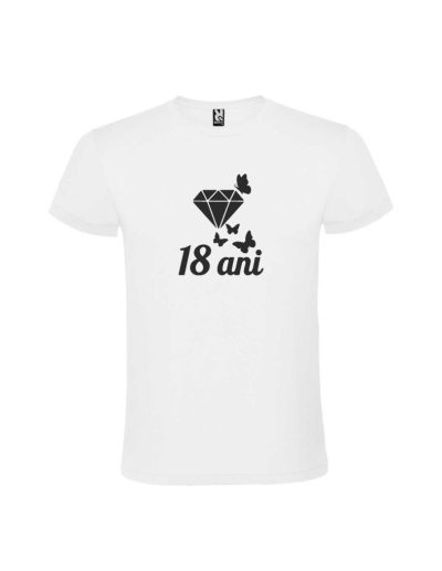 Tricou 18 ani majorat diamond, pentru fete, cod produs TM38