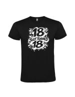Tricou just turned 18 majorat, livrare 24h, cod produs TM20