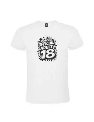 Tricou majorat official adult, alb negru, cod produs TM1