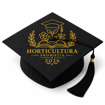 Toca personalizata Iasi pentru absolvire Facultatea de Horticultura cod PRZ-0019-TOCA