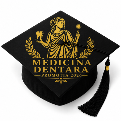 Toca personalizata Iasi pentru facultatea de medicina dentara cod PRZ-0029-TOCA