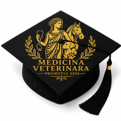 Toca personalizata Iasi pentru facultatea de medicina veterinara cod PRZ-0028-TOCA