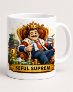 Cana seful suprem personalizata pentru birou cadou manager