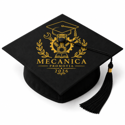 Toca personalizata Iasi pentru absolventi facultatea de mecanica cod PRZ-0020-TOCA