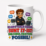 Cana personalizata it-ist cu design codare HTML CSS PHP JS si SQL