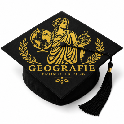 Toca personalizata Iasi pentru facultatea de geografie cod PRZ-0027-TOCA