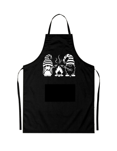 Sort personalizat camping gnom cu bezele si accesorii de camping